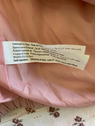 Piumino rosa con pelliccia bambina