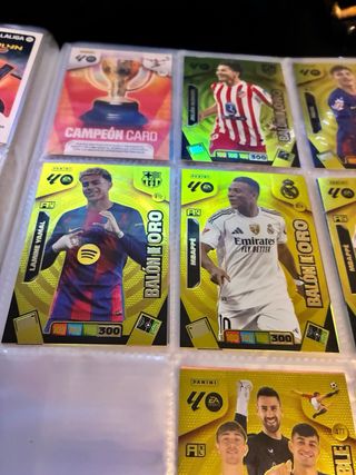 Panini Adrenalyn Cromos Oro