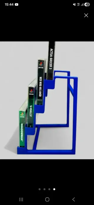 2 Soportes para juegos PS1