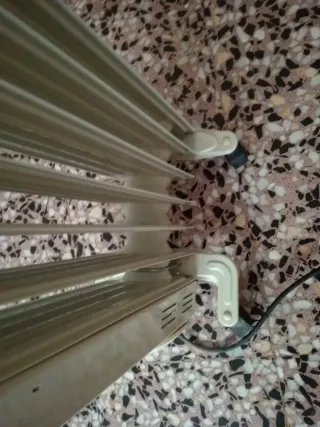 Radiador de aceite blanco