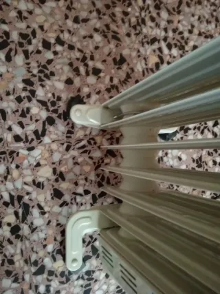 Radiador de aceite blanco