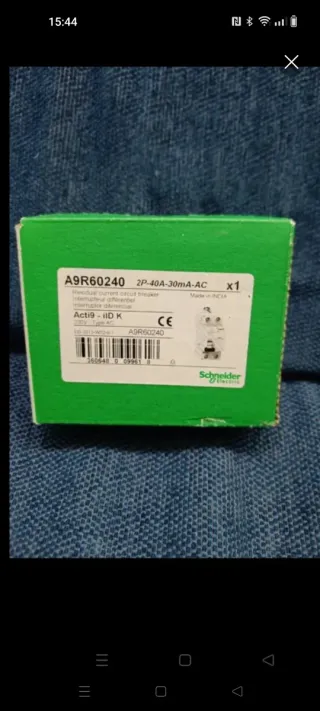 Interruptor Diferencial Schneider A9R60240