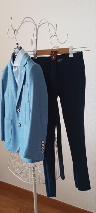 Traje Comunión Niño T.8 + Camisa T.10