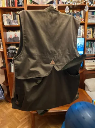 Chaleco de caza Foraventure Marrón