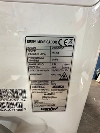 Deshumidificador COMFEE' 50L