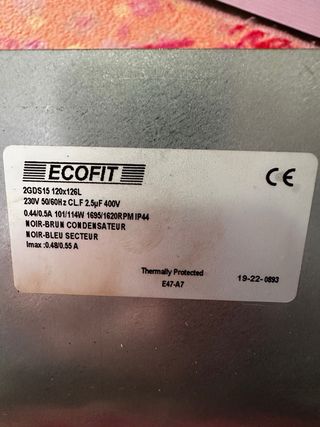 Ventilatore stufa pellet 2 GDS15