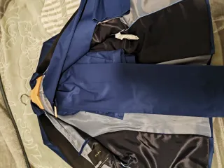 Traje de chaqueta azul talla 40