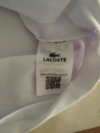Camiseta Lacoste Blanca