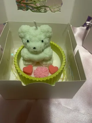 Orsacchiotto Teddy Cera di Soia Naturale