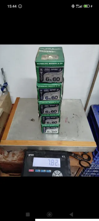 Tornillos ABC SPAX 6x60 (Pack 5 cajas)