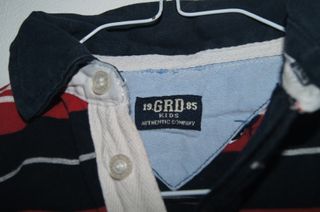 Camisola infantil às riscas 5 anos