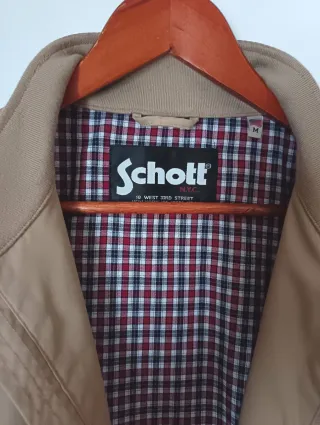 Cazadora Harrington Schott Beige