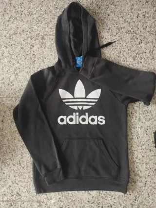 Sudadera Adidas Talla XS Negra