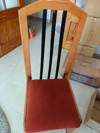 Mesa comedor y 8 sillas madera