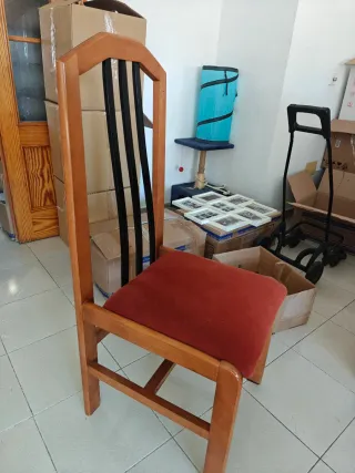 Mesa comedor y 8 sillas madera