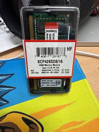 Kingston 16GB DDR4 2666MHz SO-DIMM KCP426SD8/16