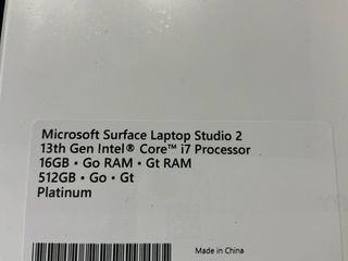 Microsoft Surface Laptop Studio 2