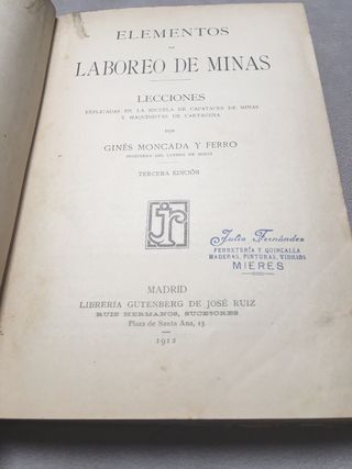 Libri antichi 1845, 1877, 1912