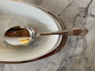 Pirofila da forno ovale con ciotola in acciaio