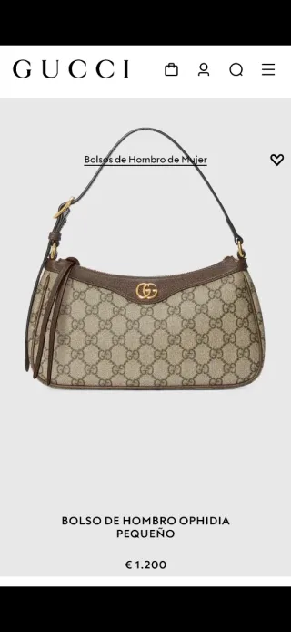 Bolso Hombro Ophidia Pequeño Gucci