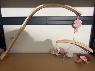 Móvil Cuna Madera Bebé Musical