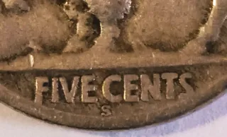 MONEDA FIVI CENTS.1919S.BUFALO.BUENA FECHA.