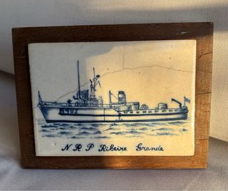 Baldosa Portuguesa Barco NRP Ribeira Grande -M402