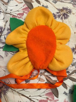 Disfraz flor 3 meses niña