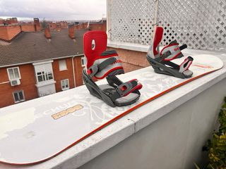 Tabla Snowboard 149 cm con Fijaciones.