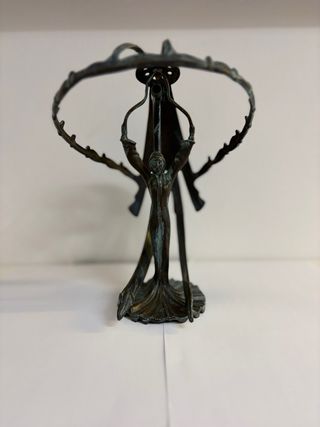 Lampada bronzo stile Art Nouveau