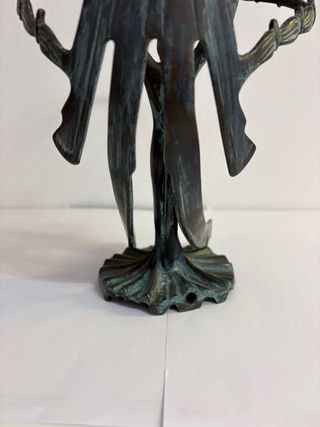 Lampada bronzo stile Art Nouveau