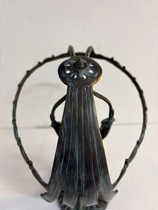 Lampada bronzo stile Art Nouveau