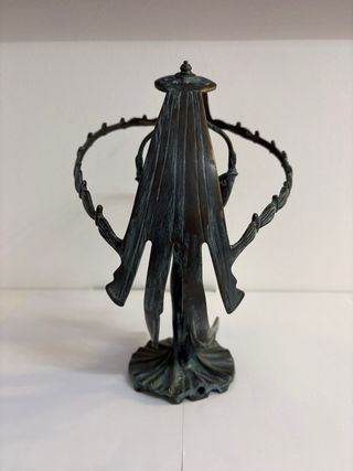 Lampada bronzo stile Art Nouveau