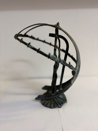 Lampada bronzo stile Art Nouveau