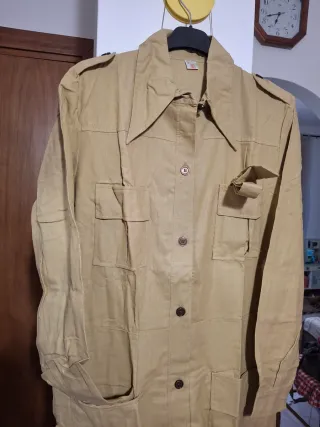 Camice da lavoro lungo con cinturino