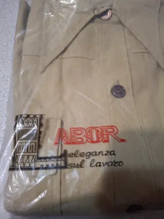 Camice da lavoro lungo con cinturino