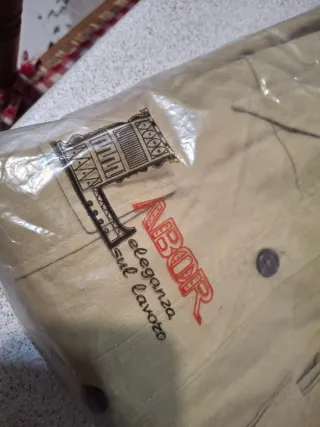 Camice da lavoro lungo con cinturino