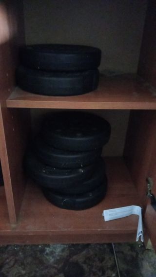 Kit de pesas para gimnasio