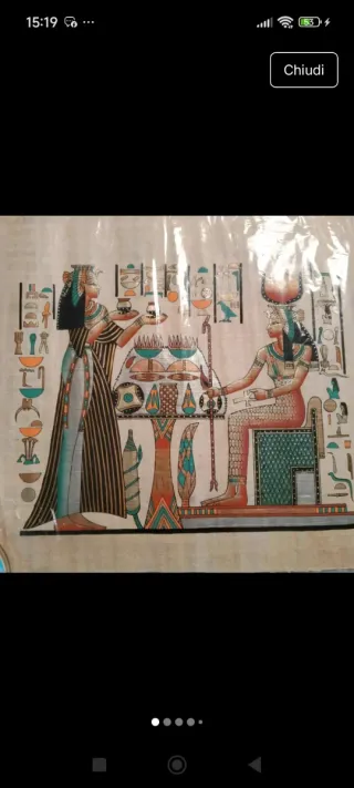 Dipinto su papiro egizio