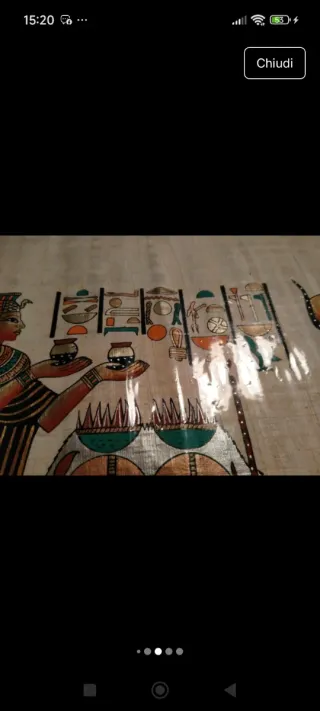 Dipinto su papiro egizio