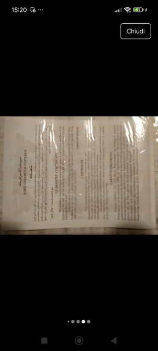 Dipinto su papiro egizio