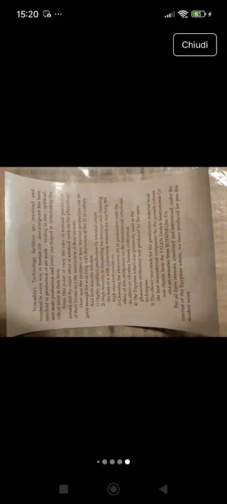 Dipinto su papiro egizio