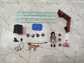 Playmobil Parque para Perros y adiestradora