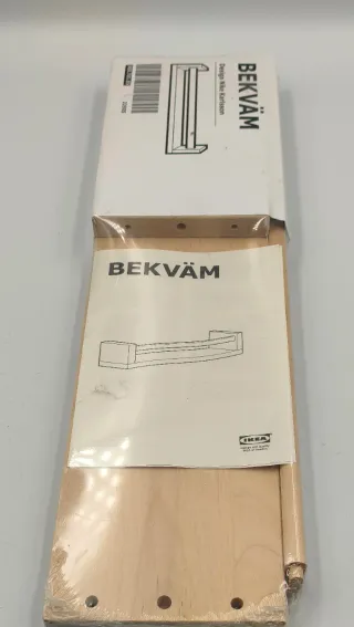 Estante de pared Bekväm Ikea madera