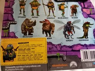 Figura Leonardo Tortugas Ninja Mutant Mayhem