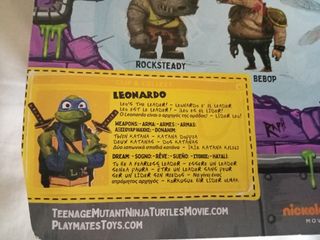 Figura Leonardo Tortugas Ninja Mutant Mayhem