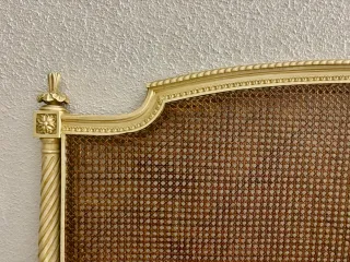 Estructura Cama Luis XVI Ratán y Madera