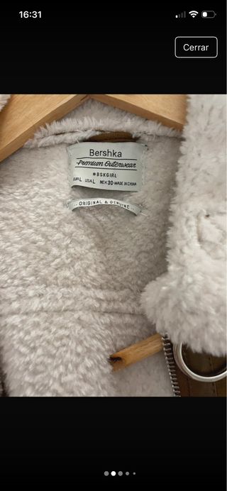 Chaqueta pelo borrego Stradivarius