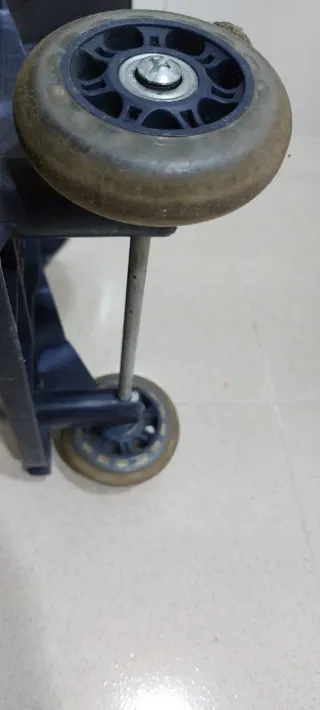 Carro para mochila plegable