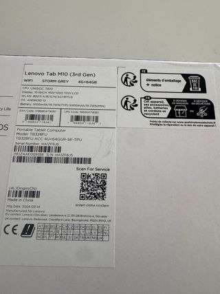 Lenovo Tab M10 3rd Gen 4G+64GB